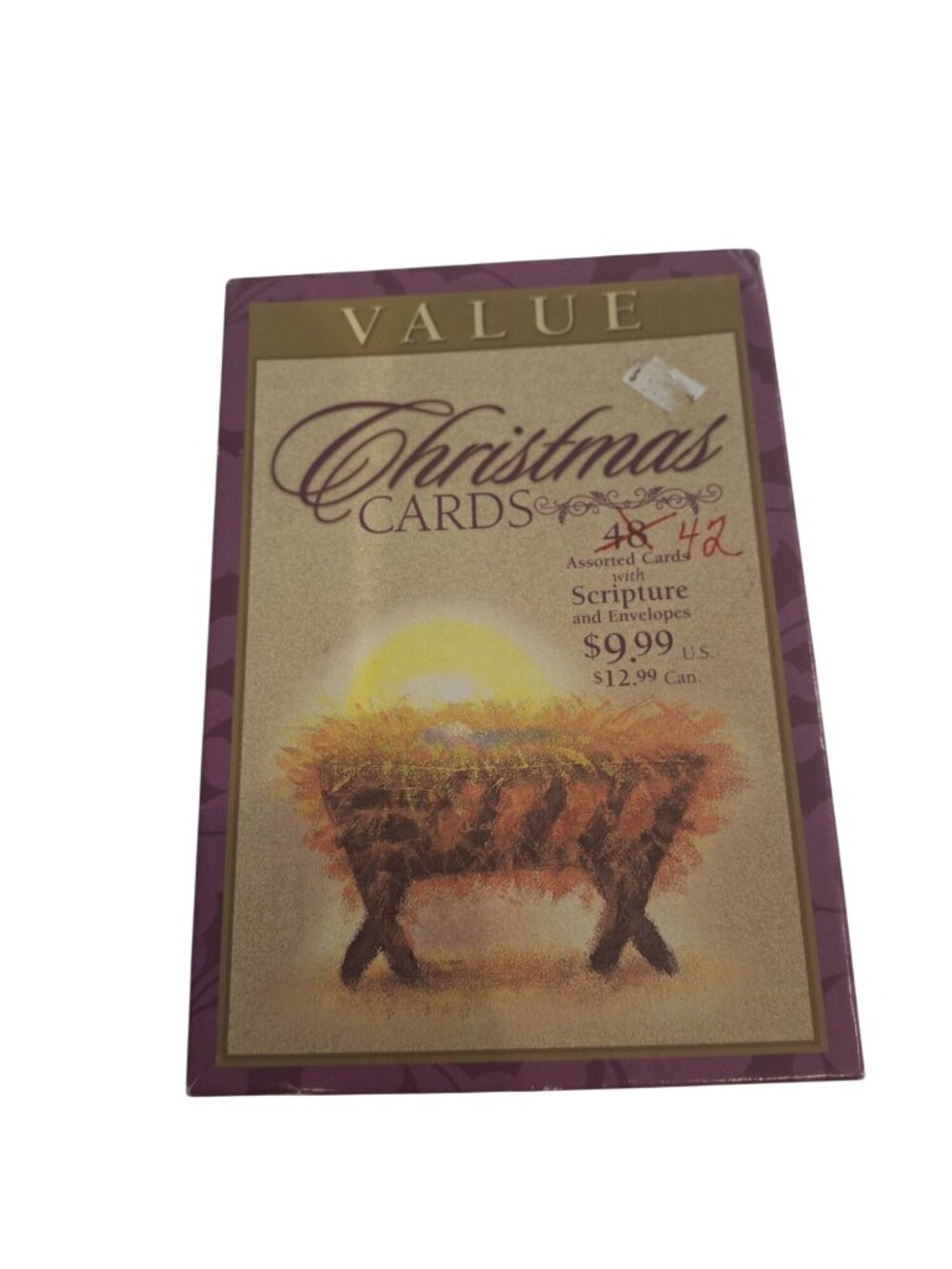 DaySpring 42 Christmas Cards Scripture Envelopes Christian Vintage Style Lot